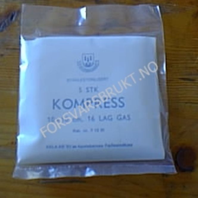 Hovedbilde KOMPRESS / 5 stk / 10x10 CM